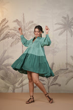 Shantoon Female Green Dress