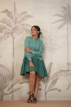 Shantoon Female Green Dress
