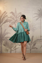 Shantoon Female Green Dress