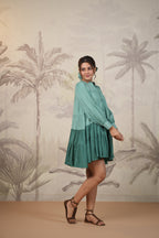 Shantoon Female Green Dress