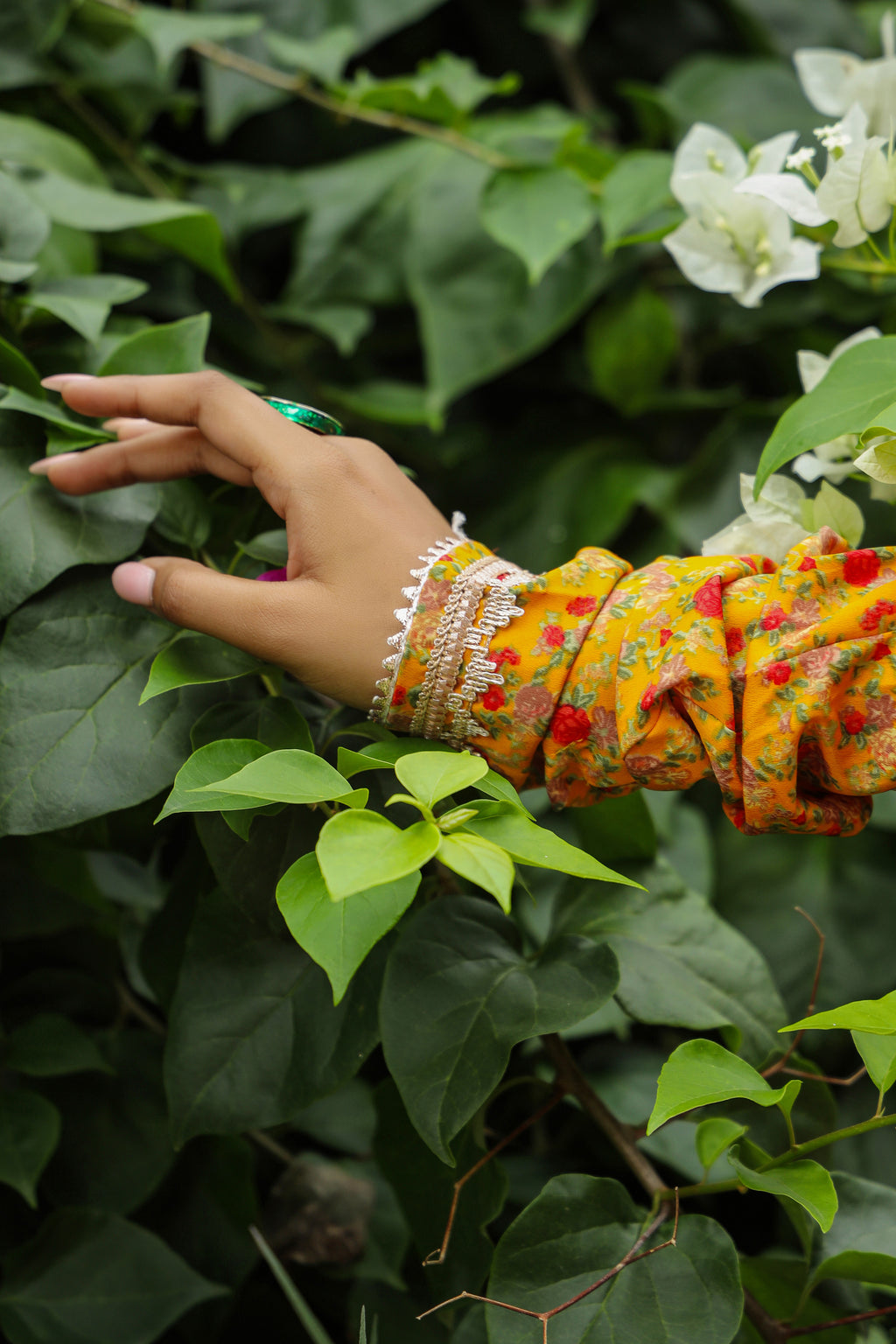Corn Yellow Anarkali Slik Suite Set