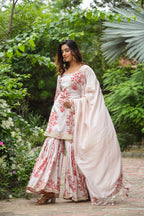 Wafer Cotton Sharara Set