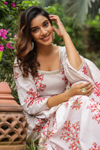 Wafer Cotton Sharara Set