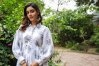 Athens White Georgette Dress