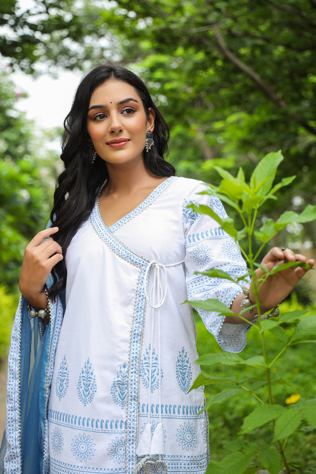 Tiara Cotton Printed Sharara Set