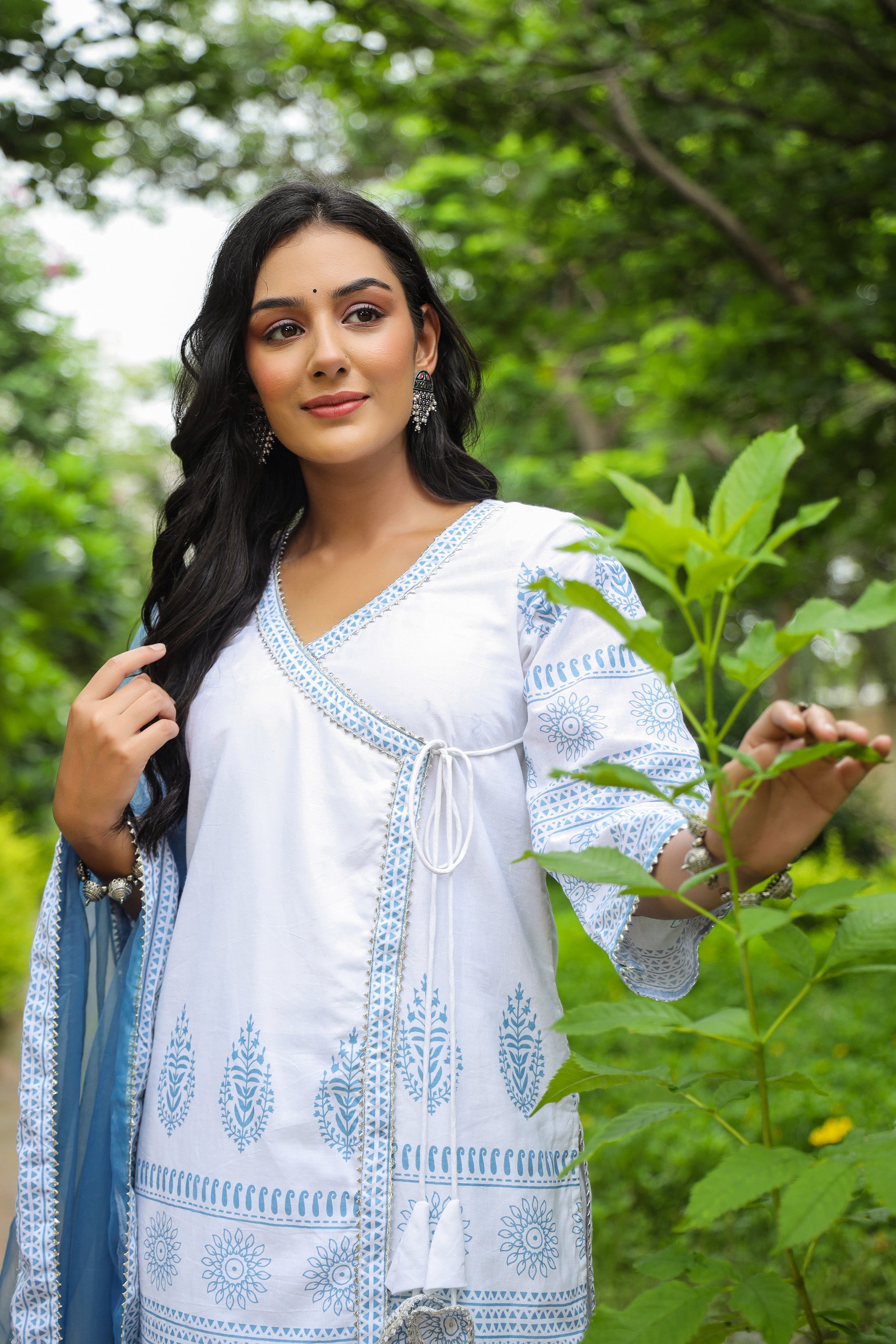 Tiara Cotton Printed Sharara Set