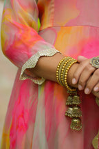 Fiery Chiffon Anarkali Suit Set