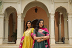 Stromboli Dark Green Cotton Slik Anarkali Suit Set