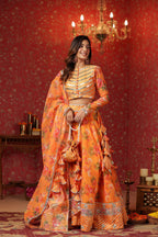 Sunshade Pure Organza Lehenga Set