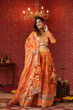 Sunshade Pure Organza Lehenga Set