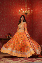 Sunshade Pure Organza Lehenga Set