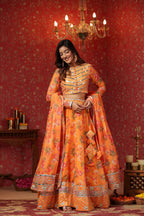 Sunshade Pure Organza Lehenga Set