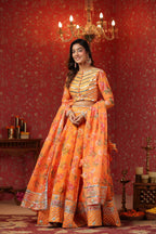 Sunshade Pure Organza Lehenga Set