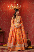 Sunshade Pure Organza Lehenga Set