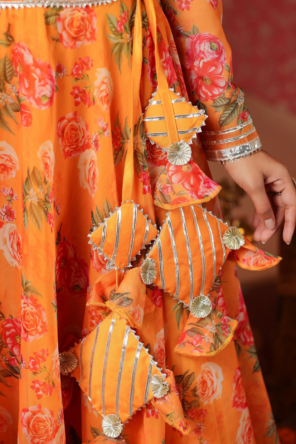 Sunshade Pure Organza Lehenga Set