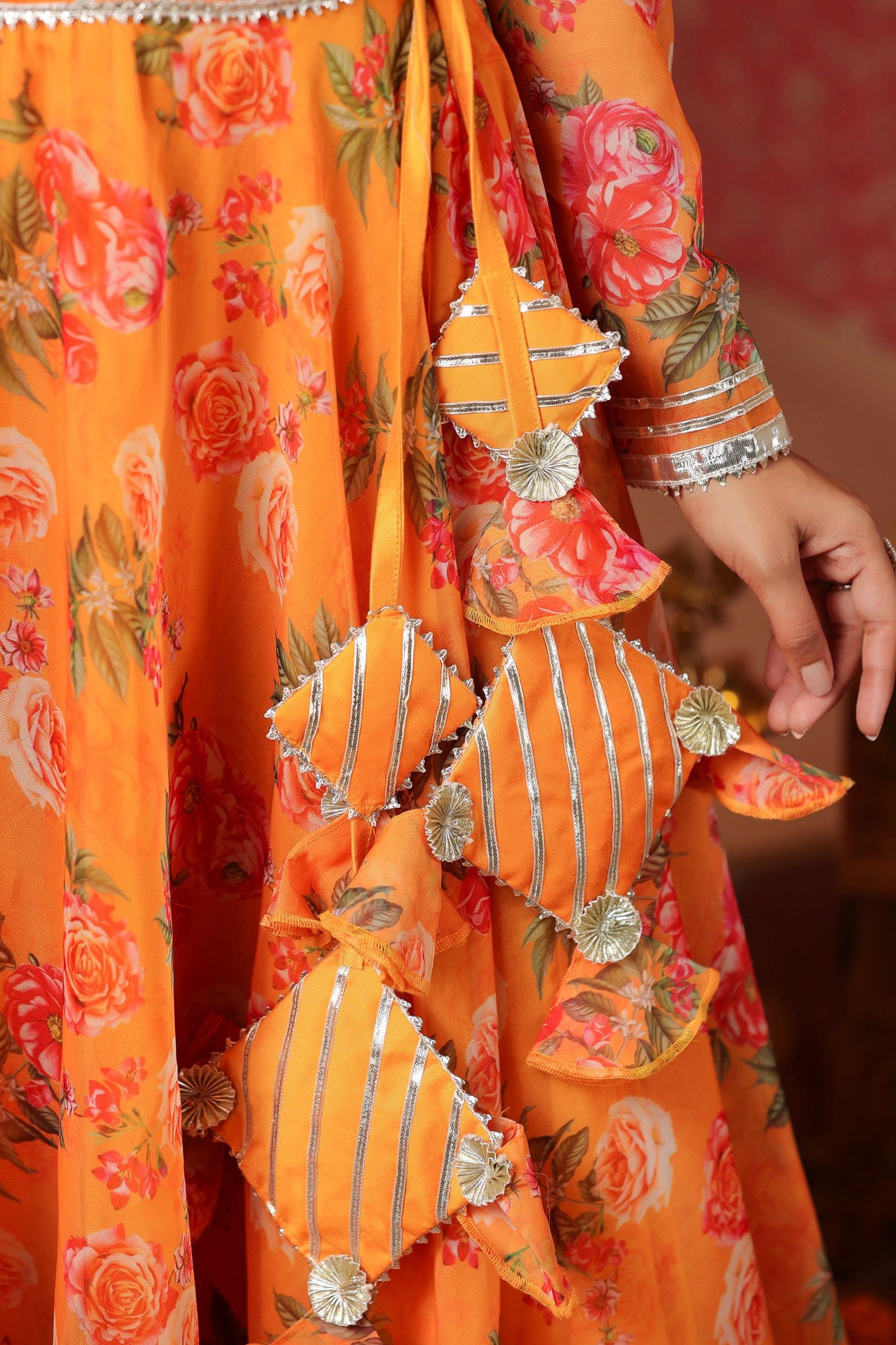 Sunshade Pure Organza Lehenga Set